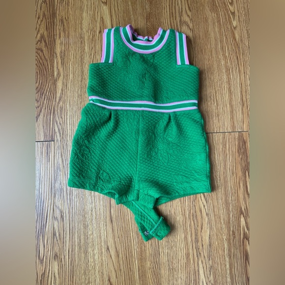 Green Sleeveless Toddler Outfit - Picture 9 of 11